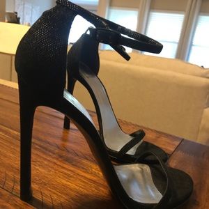 Stuart Weitzman Nudist-Black Leather -9.5 like NEW